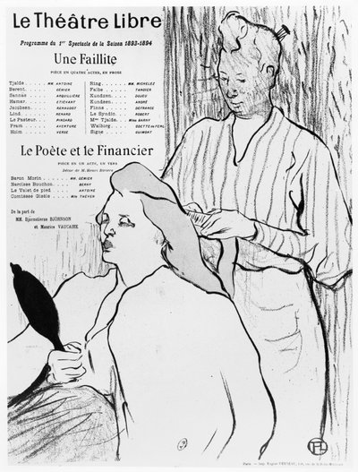 Poster advertising the plays 